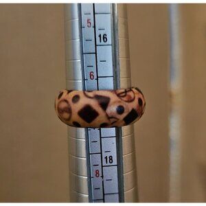 Size 6.5 Real Wood Unisex Ring Handcrafted Matte Finish Minimalist Jewelry